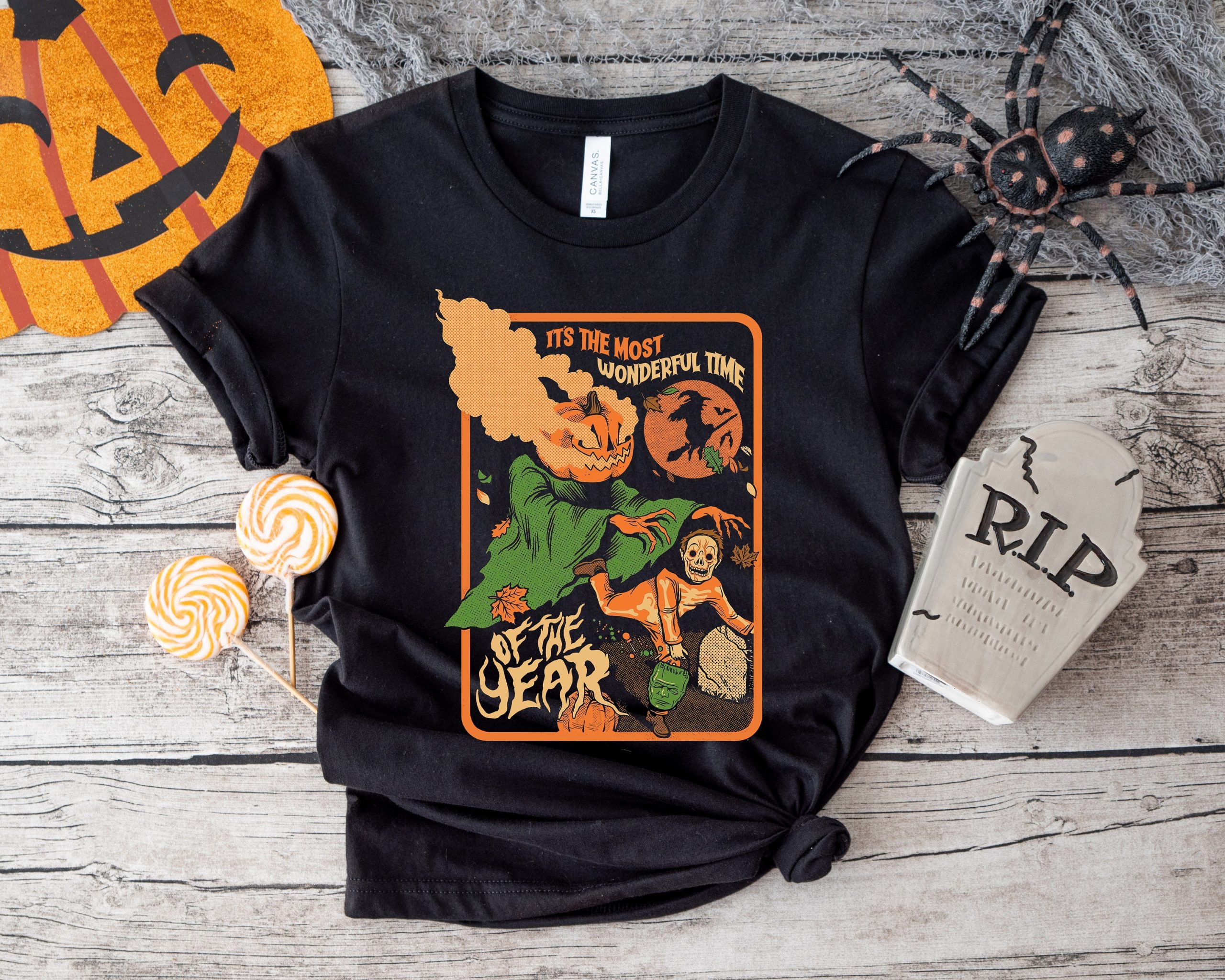 It's The Most Wonderful Time Of The Year Retro Vintage Halloween 90s Trending Unisex Shirt It's The Most Wonderful Time Of The Year Retro Vintage Halloween 90s Trending Unisex Shirt