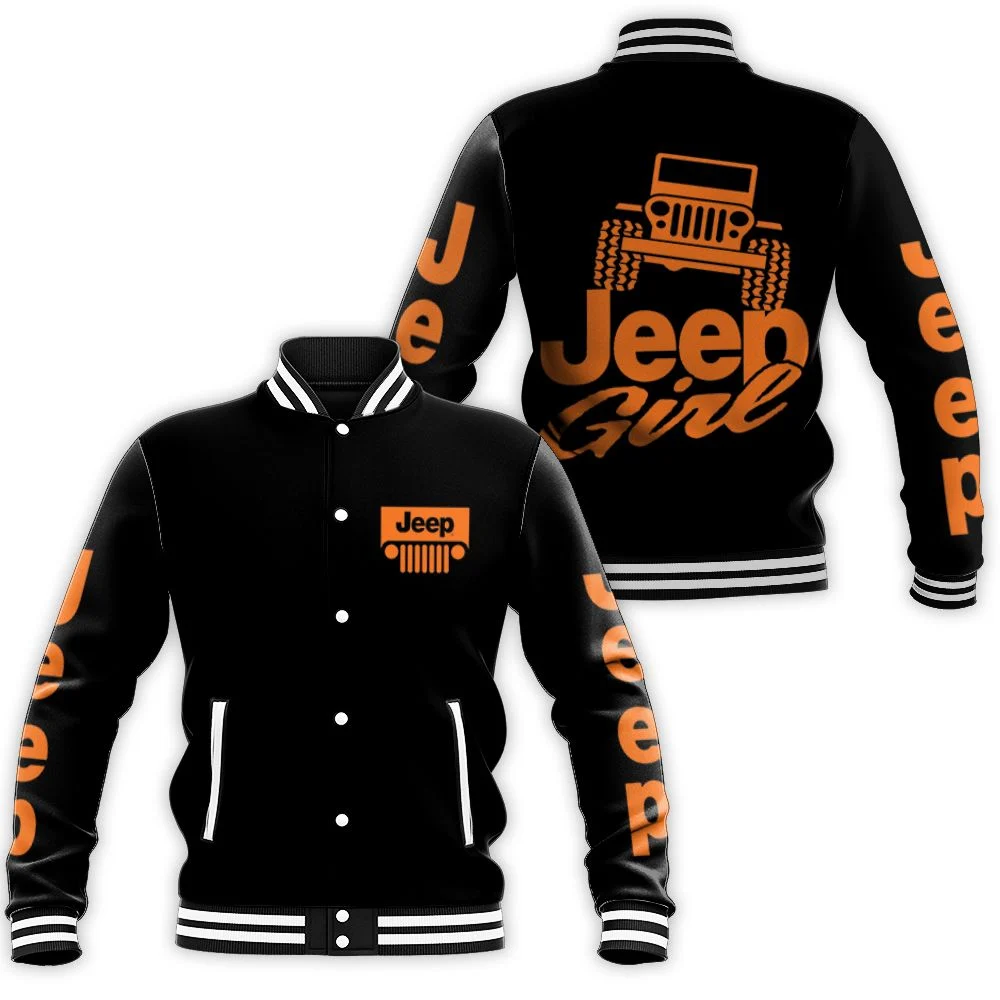 Jeep Girl Jeep Lover 3d Baseball Jacket Jeep Girl Jeep Lover 3d Baseball Jacket