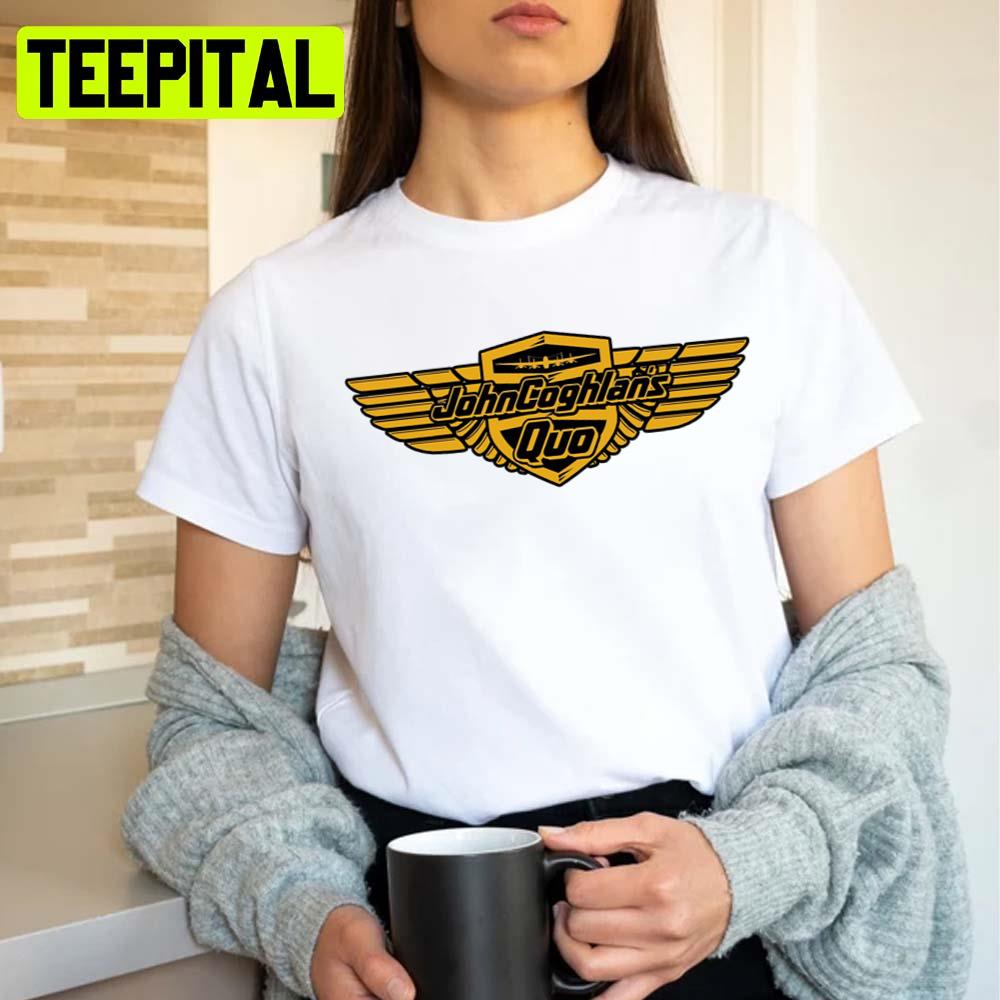John Coghlan's Quo Logo Art Unisex T-Shirt John Coghlan's Quo Logo Art Unisex T-Shirt