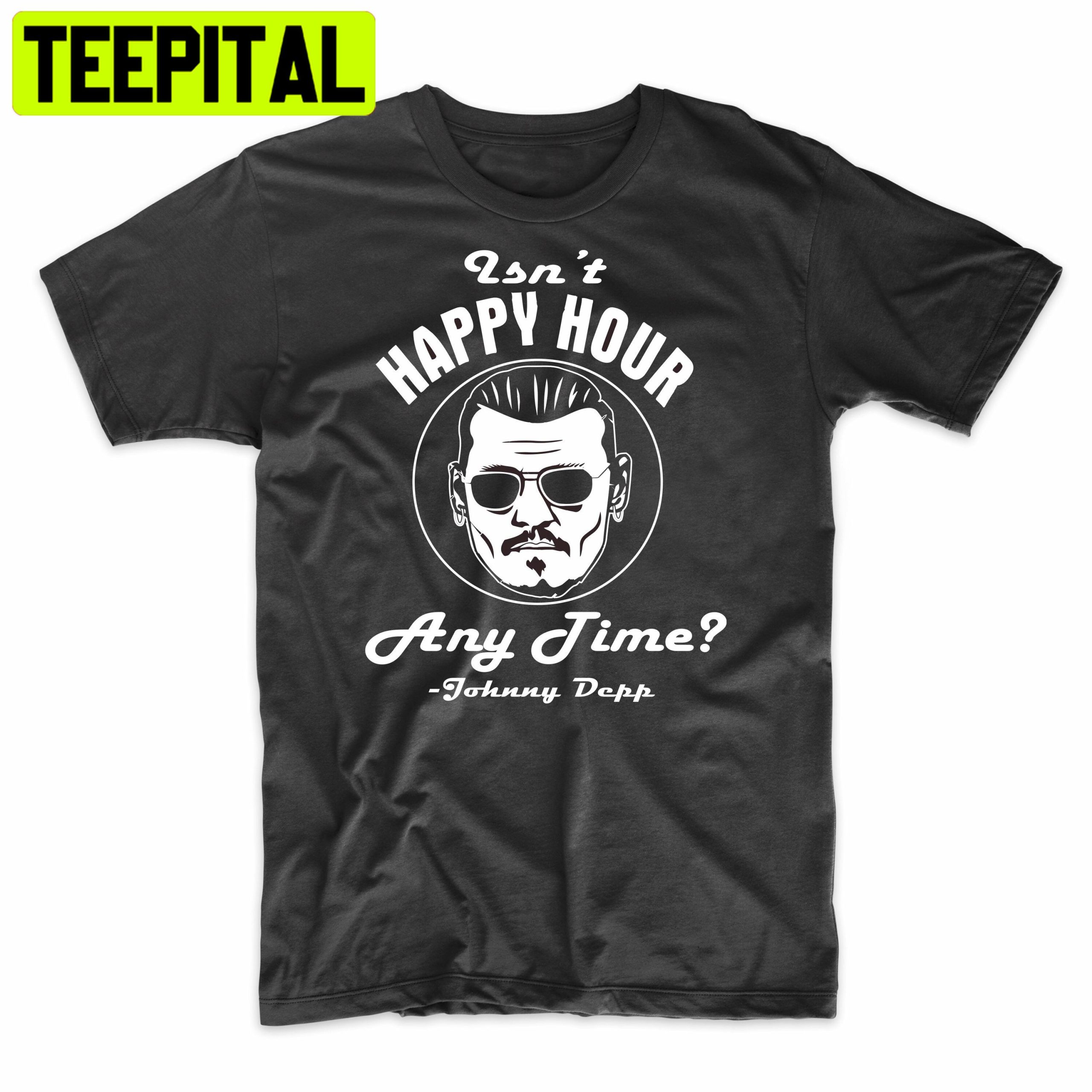 Johnny Depp Shirt Mega Pint Isn’t Happy Hour Anytime Funny Drinking Trending Unisex Shirt Johnny Depp Shirt Mega Pint Isn’t Happy Hour Anytime Funny Drinking Trending Unisex Shirt