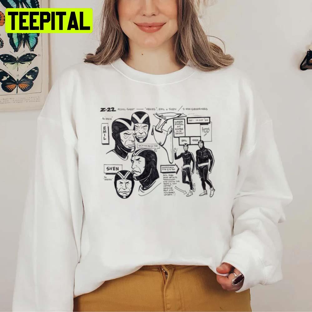 Jonny Quest Emil And Sven Scuba Diver Model Vintage Retro Cartoons Unisex Sweatshirt Jonny Quest Emil And Sven Scuba Diver Model Vintage Retro Cartoons Unisex Sweatshirt