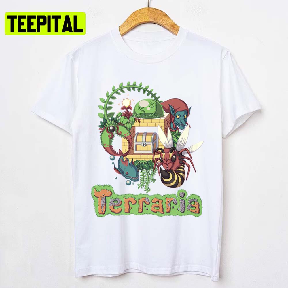 Jungle Forand Style Terraria Game Unisex T-Shirt Jungle Forand Style Terraria Game Unisex T-Shirt