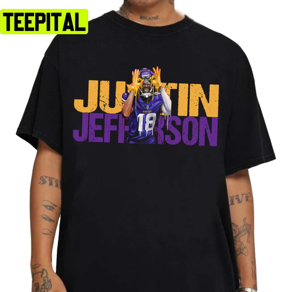 Justin Jefferson The Griddy Blue Grlddy Minnesota Vikings Unisex Sweatshirt Justin Jefferson The Griddy Blue Grlddy Minnesota Vikings Unisex Sweatshirt