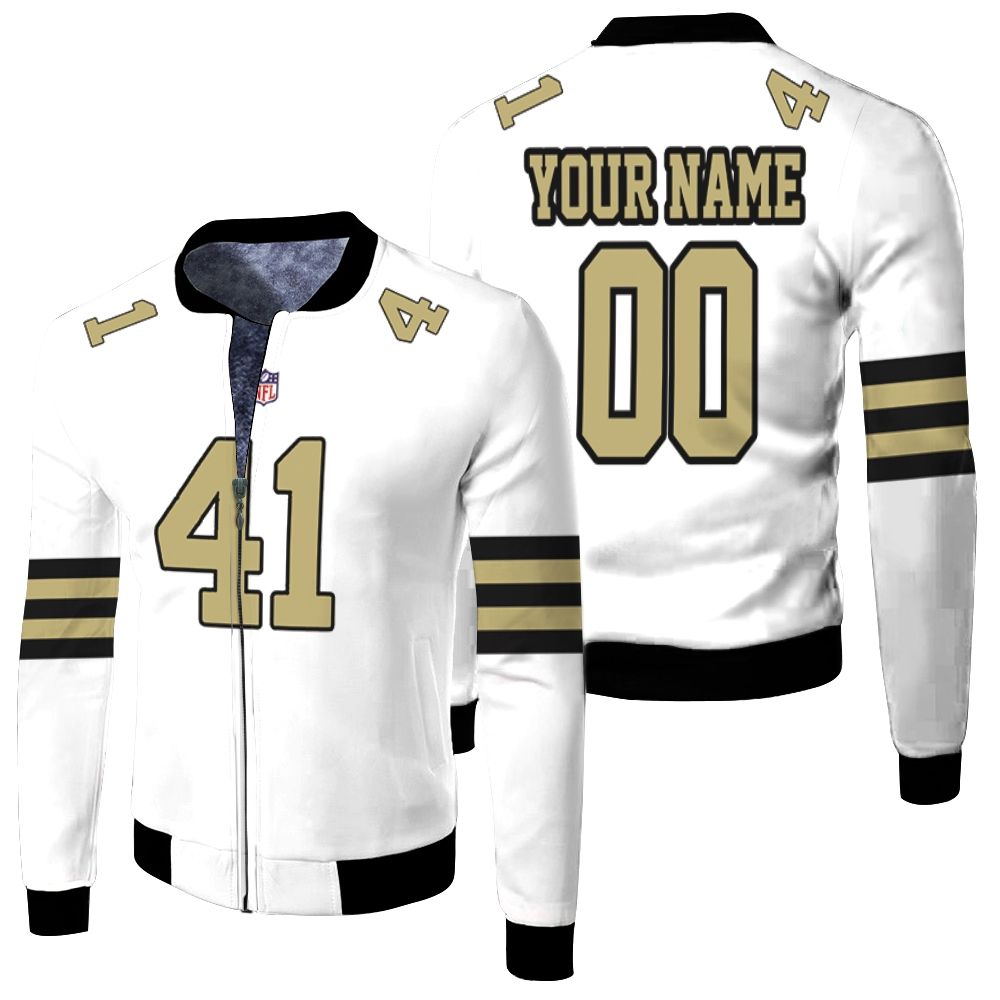 Kamara 41 New Orleans Saints Nfl 3d Personalized Fleece Bomber Jacket Kamara 41 New Orleans Saints Nfl 3d Personalized Fleece Bomber Jacket
