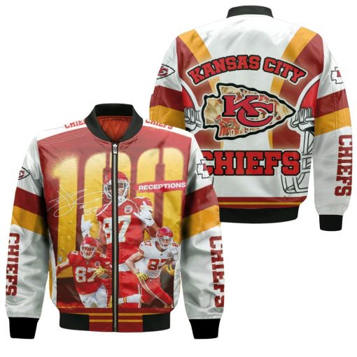 Kansas City Chiefs Super Bowl 2021 Afc West Division 100 Bomber Jacket