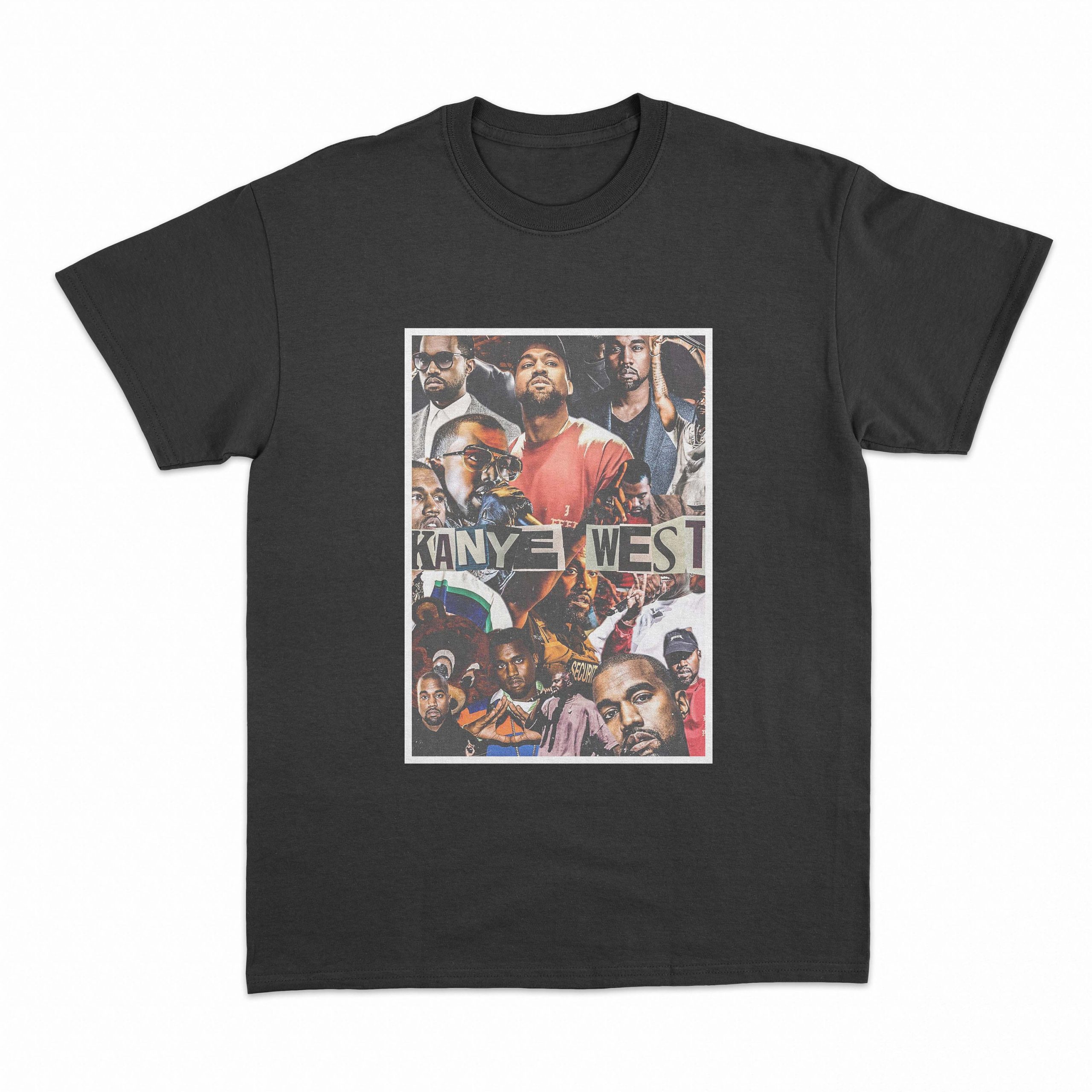 Kanye West Collage Retro Illustration Unisex T-Shirt Kanye West Collage Retro Illustration Unisex T-Shirt