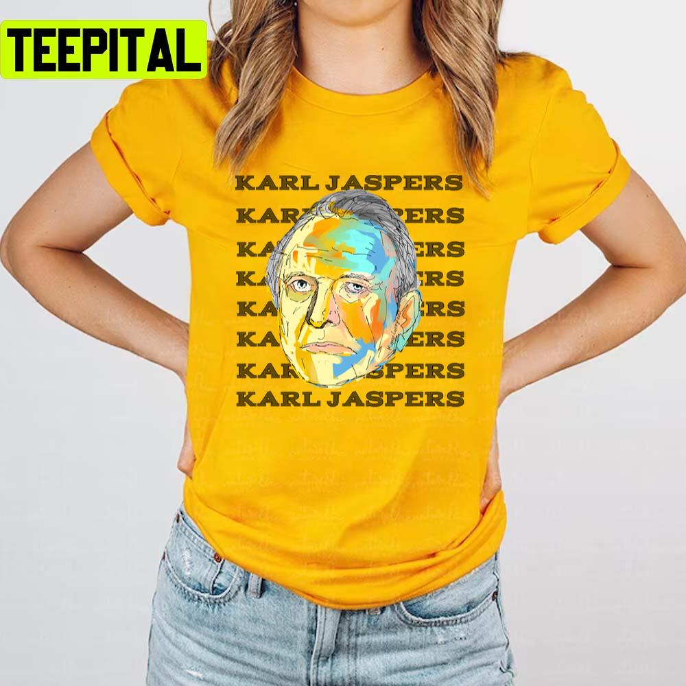 Karl Jaspers Name Illustration German Political Unisex T-Shirt Karl Jaspers Name Illustration German Political Unisex T-Shirt