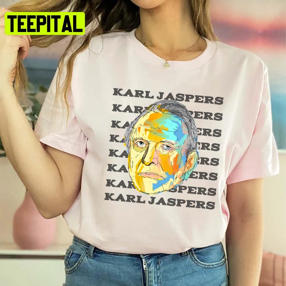 Karl Jaspers Name Illustration German Political Unisex T-Shirt Karl Jaspers Name Illustration German Political Unisex T-Shirt