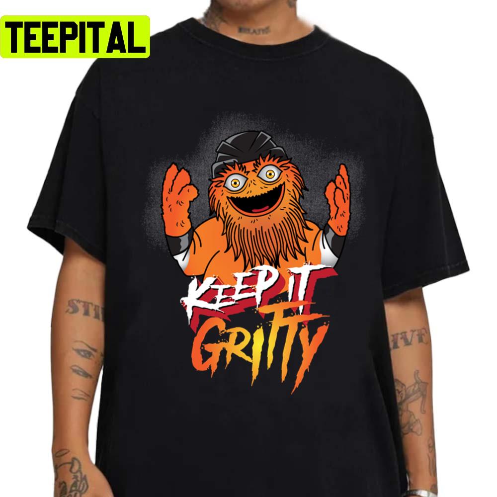 Keep It Gritty Chaos Mascot Halloween Graphic Unisex Sweatshirt Keep It Gritty Chaos Mascot Halloween Graphic Unisex Sweatshirt