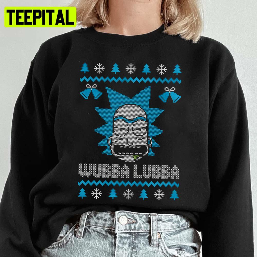 Knit Pattern Rick And Morty Christmas Ugly Unisex Sweatshirt Knit Pattern Rick And Morty Christmas Ugly Unisex Sweatshirt