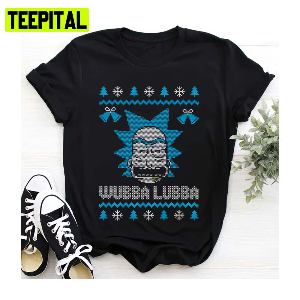 Knit Pattern Rick And Morty Christmas Ugly Unisex Sweatshirt Knit Pattern Rick And Morty Christmas Ugly Unisex Sweatshirt