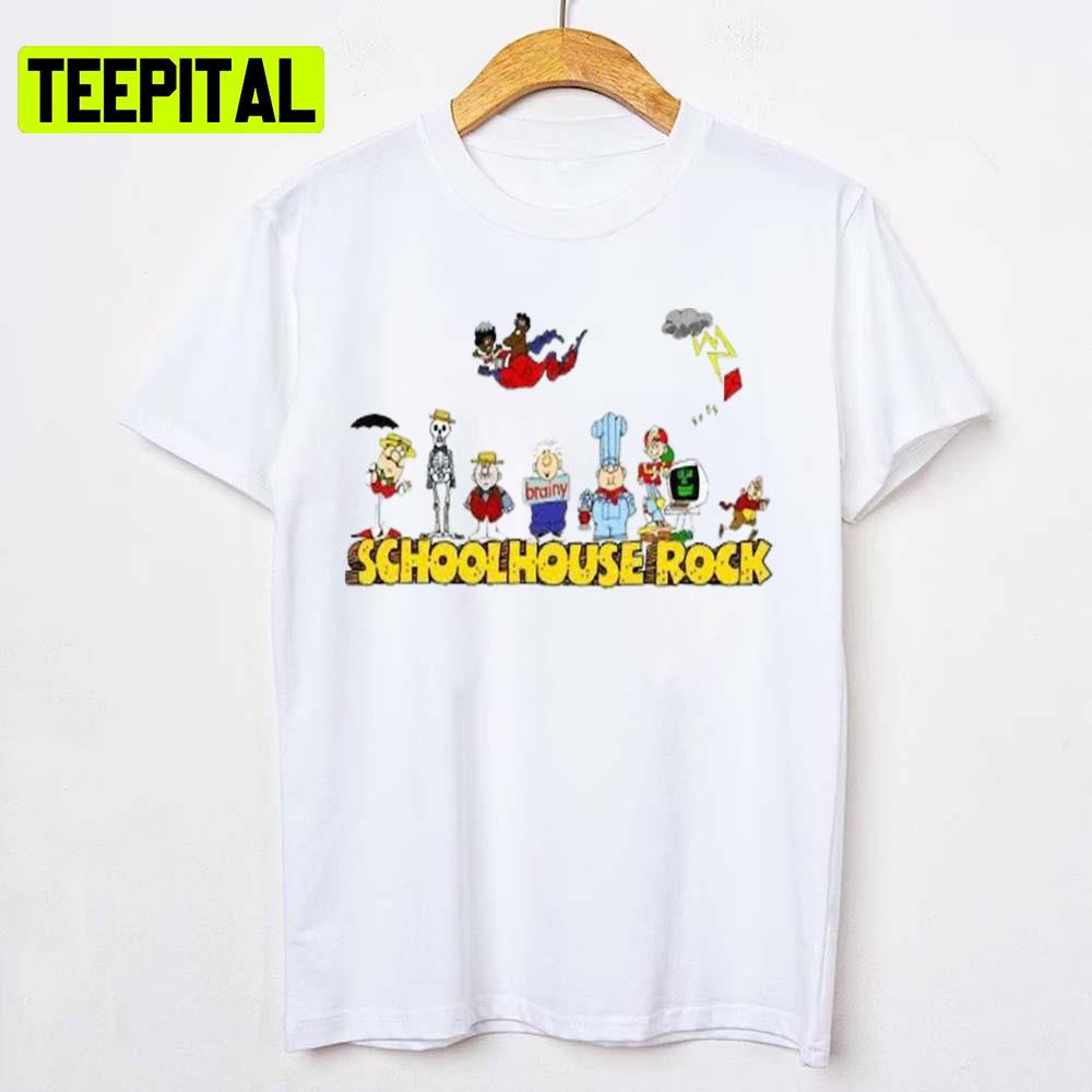Knowledge Is Power Schoolhouse Rock Unisex T-Shirt Knowledge Is Power Schoolhouse Rock Unisex T-Shirt