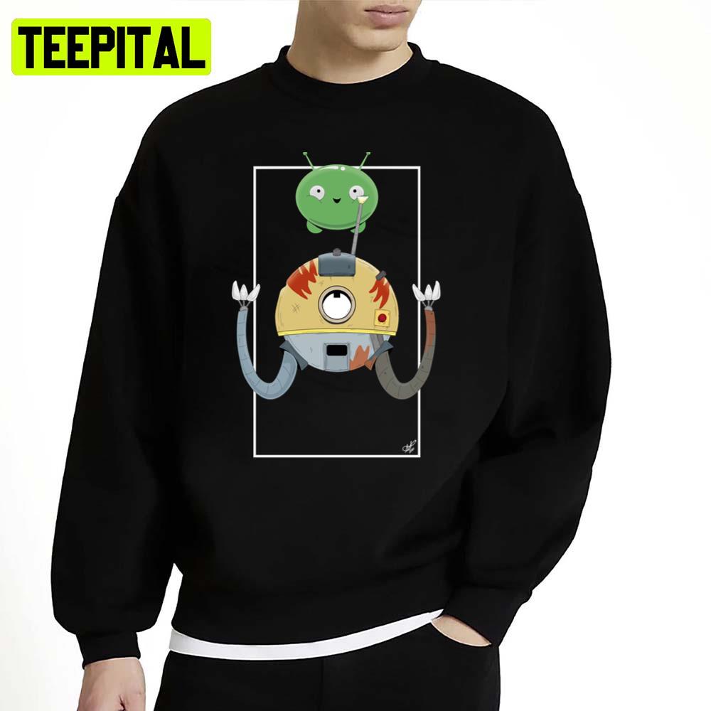 Kvn And Mooncake Final Space Unisex Sweatshirt Kvn And Mooncake Final Space Unisex Sweatshirt
