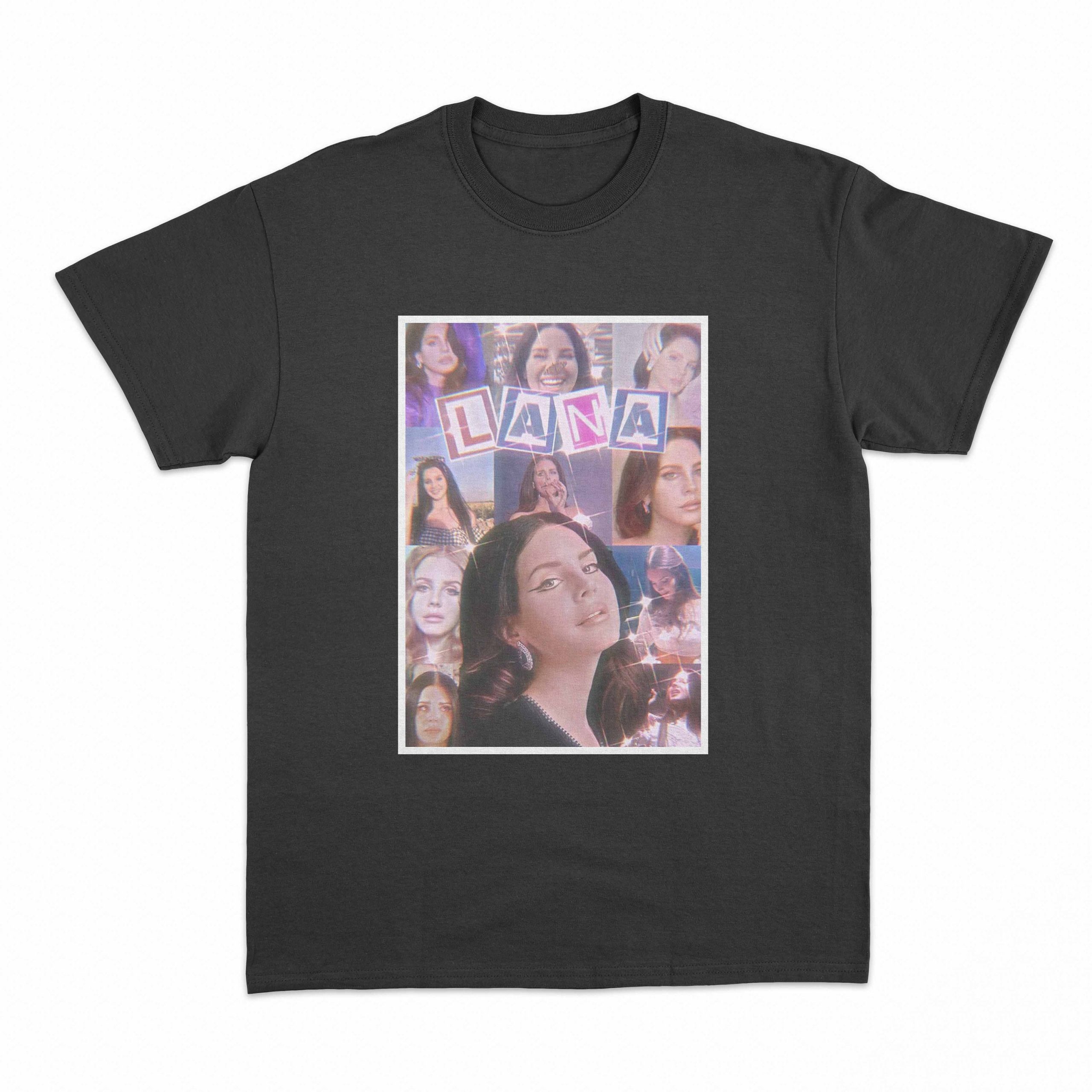Lana Del Ray Collage Retro Illustration Unisex T-Shirt Lana Del Ray Collage Retro Illustration Unisex T-Shirt