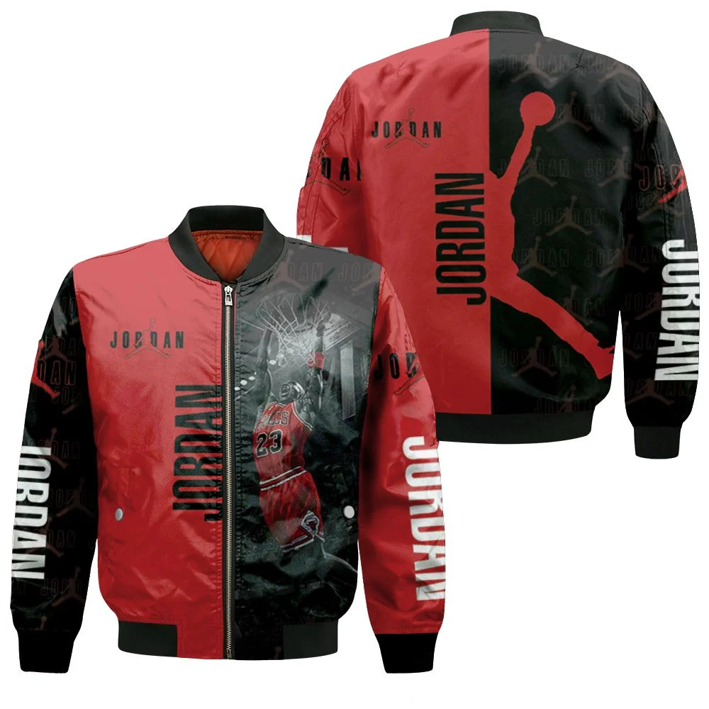 Legend Michael Jordan Chicago Bulls 23 Bomber Jacket Legend Michael Jordan Chicago Bulls 23 Bomber Jacket