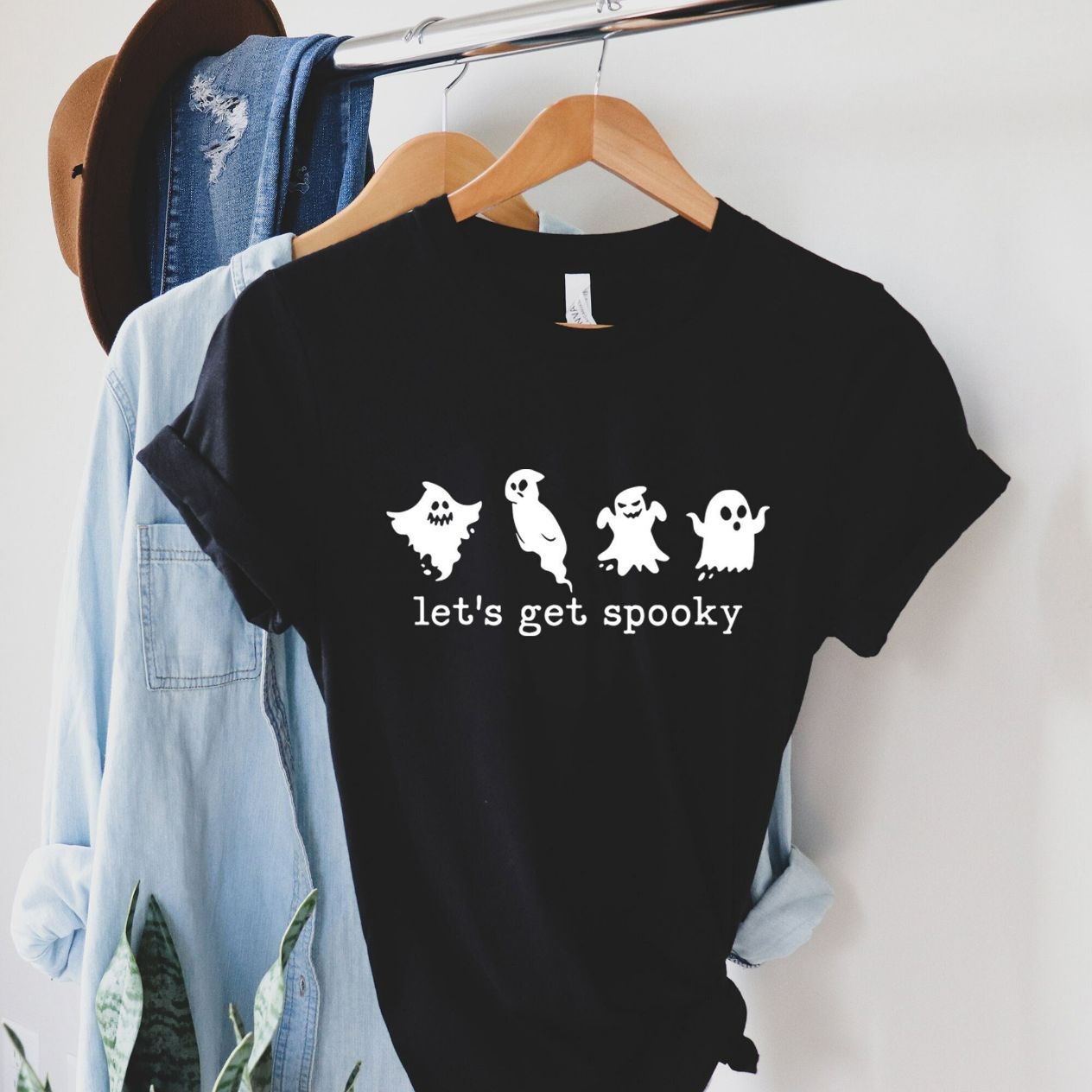 Lets Get Spooky Funny Halloween Shirt Lets Get Spooky Funny Halloween Shirt