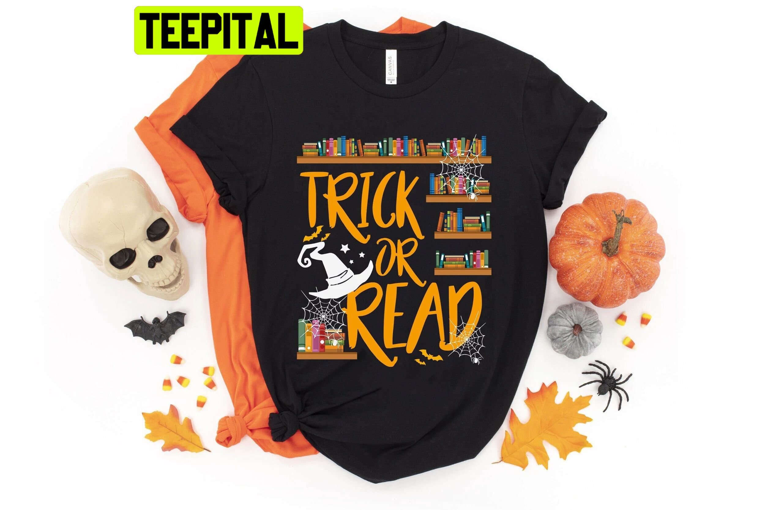 Librarian Trick Or Read Halloween Book Lovers Trending Unisex Shirt Librarian Trick Or Read Halloween Book Lovers Trending Unisex Shirt