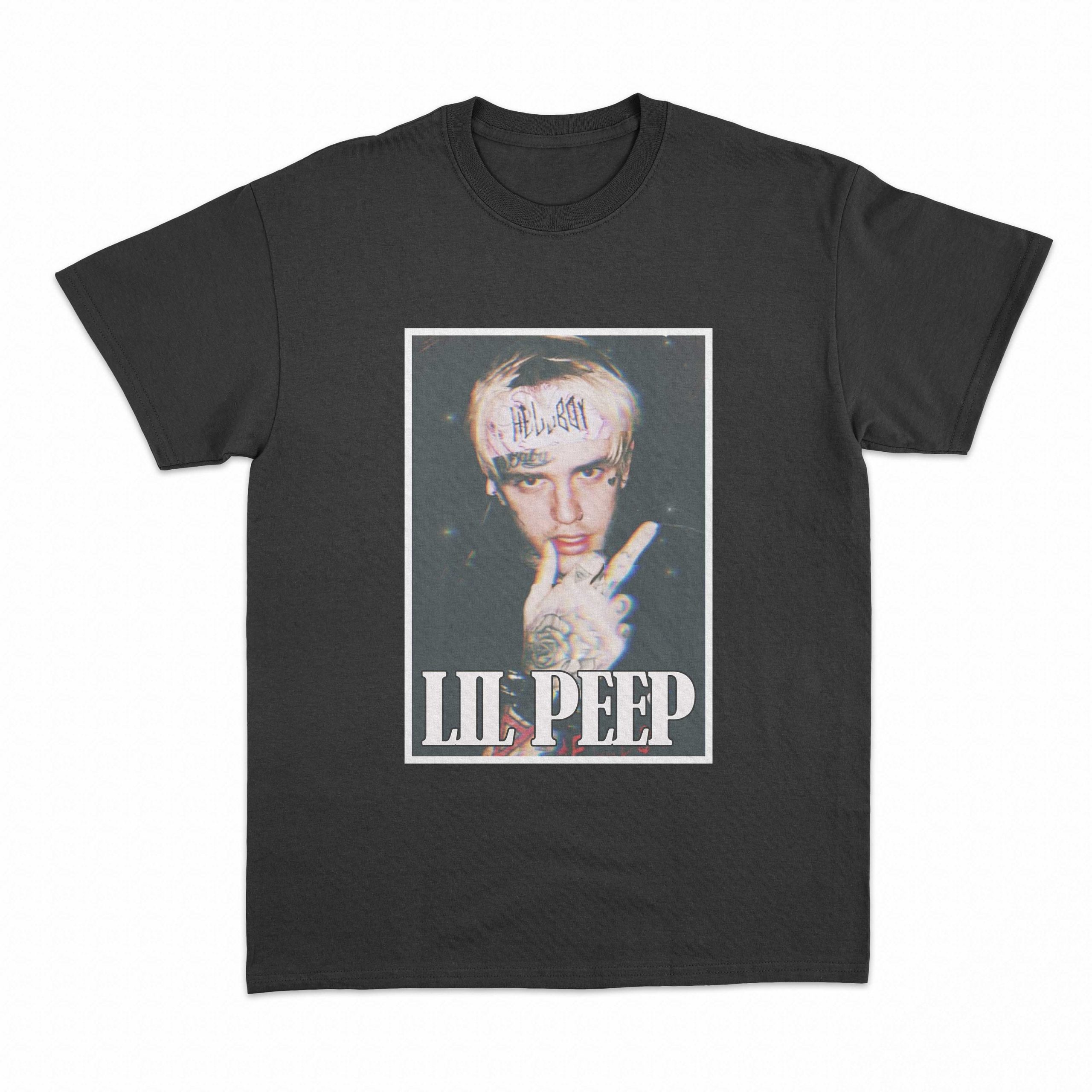 Lil Peep Collage Retro Illustration Unisex T-Shirt Lil Peep Collage Retro Illustration Unisex T-Shirt