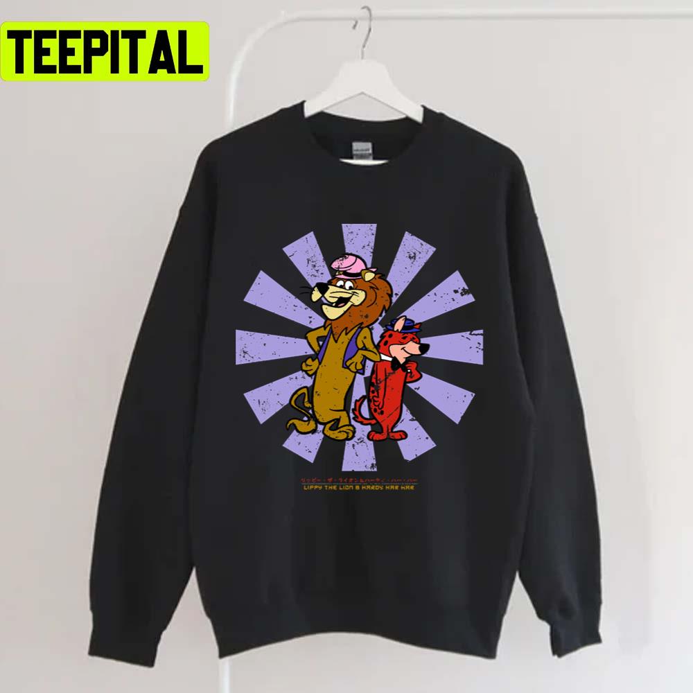 Lippy The Lion And Hardy Har Har Retro Japanese Unisex T-Shirt Lippy The Lion And Hardy Har Har Retro Japanese Unisex T-Shirt