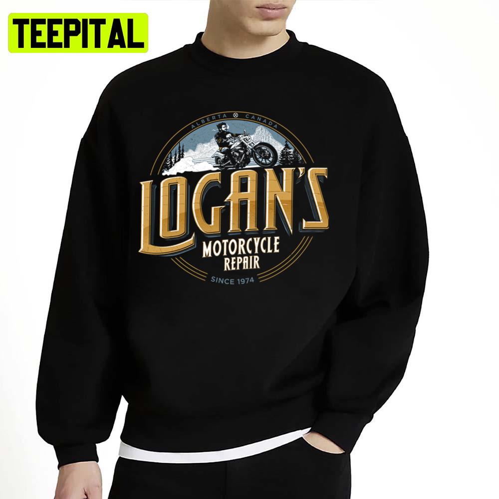 Logan's Motorcycle Repair Logo Since 1974 Unisex Sweatshirt Logan's Motorcycle Repair Logo Since 1974 Unisex Sweatshirt