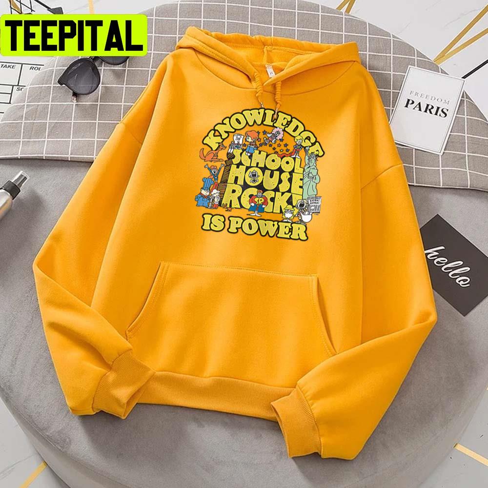 Logo Group Schoolhouse Rock Knowledge Is Power Unisex T-Shirt Logo Group Schoolhouse Rock Knowledge Is Power Unisex T-Shirt