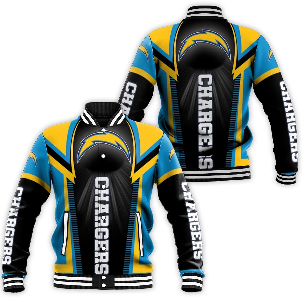 Los Angeles Chargers For Fans Baseball Jacket Los Angeles Chargers For Fans Baseball Jacket