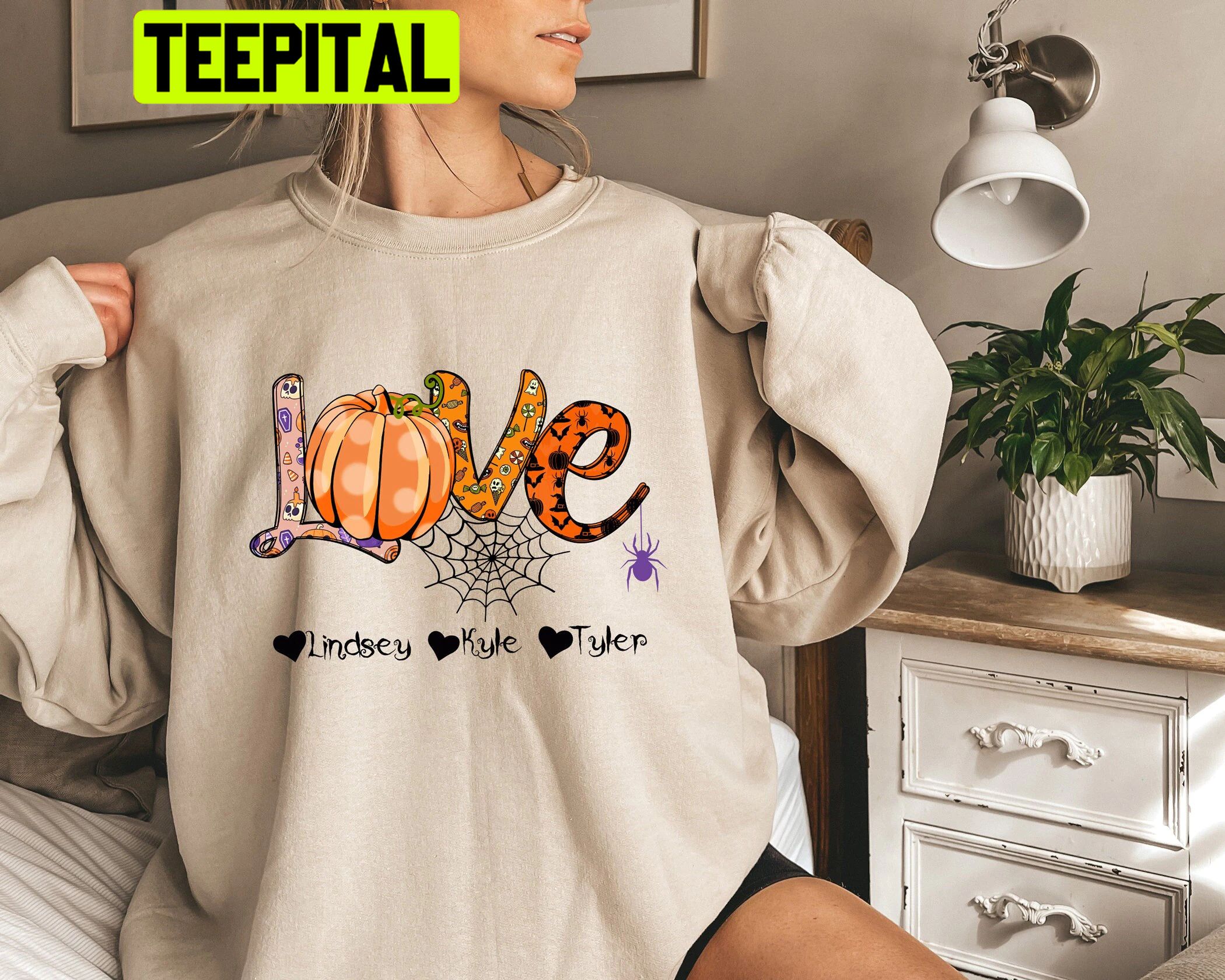 Love Halloween Spooky Pumpkin Trending Unisex Shirt Love Halloween Spooky Pumpkin Trending Unisex Shirt