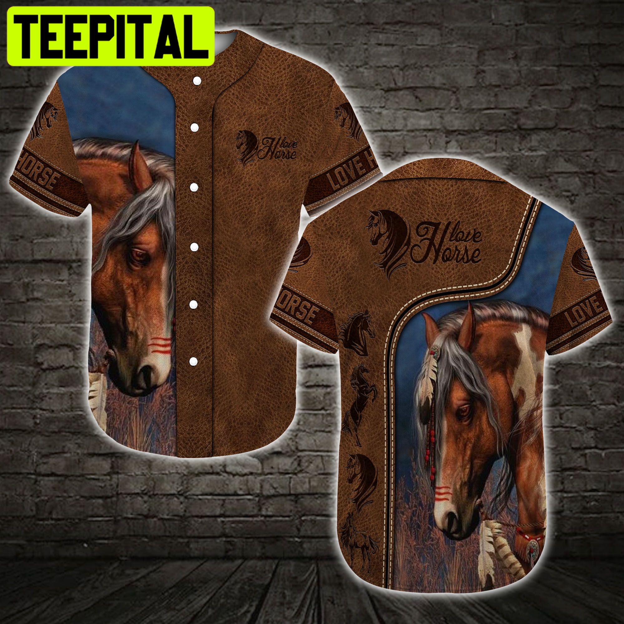 Love Horse BASEBALL SHIRT 3D Design All Over Printed Trending Baseball Jersey Love Horse BASEBALL SHIRT 3D Design All Over Printed Trending Baseball Jersey