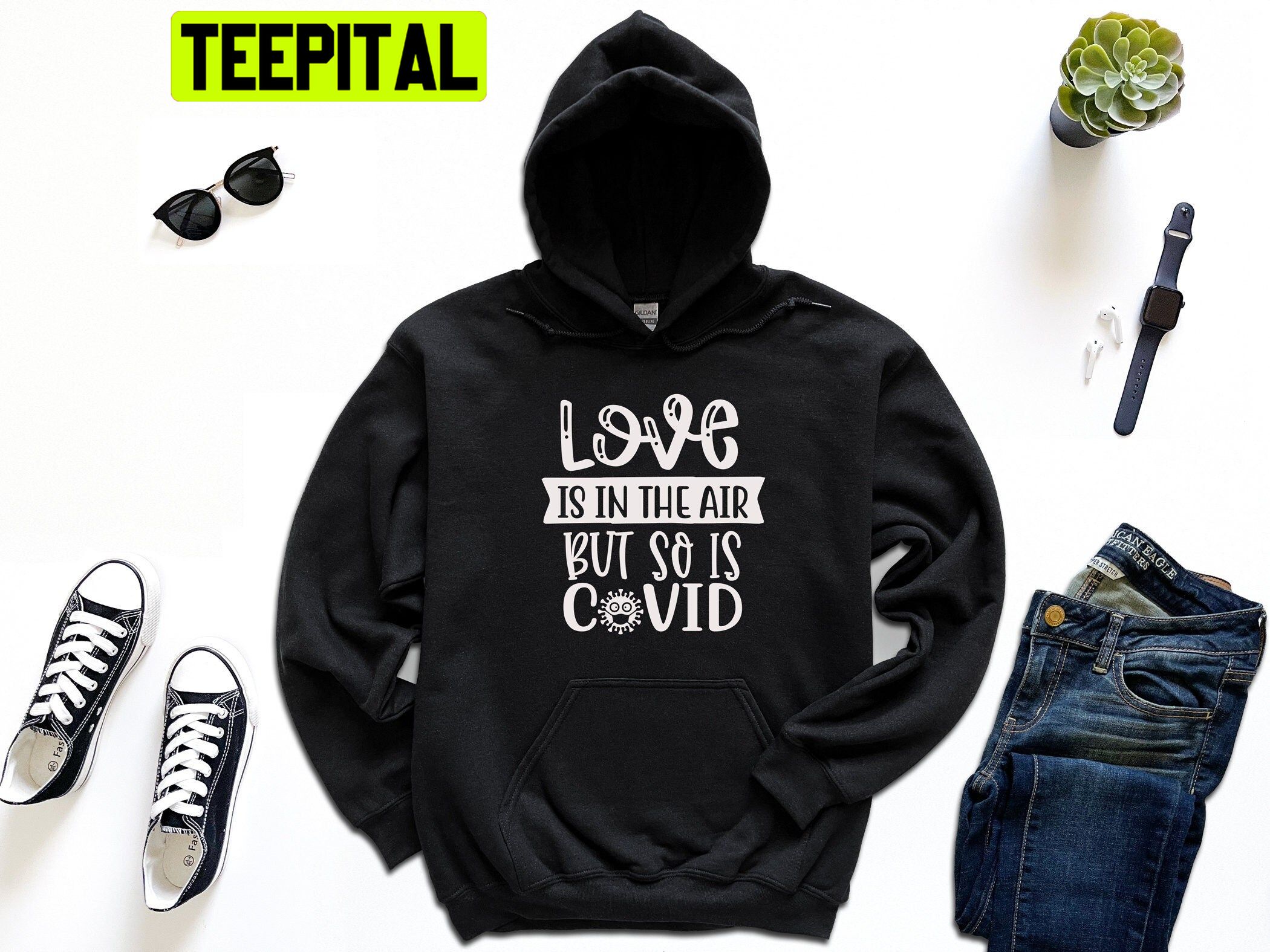 Love Is In The Air Trending Unisex Hoodie Love Is In The Air Trending Unisex Hoodie