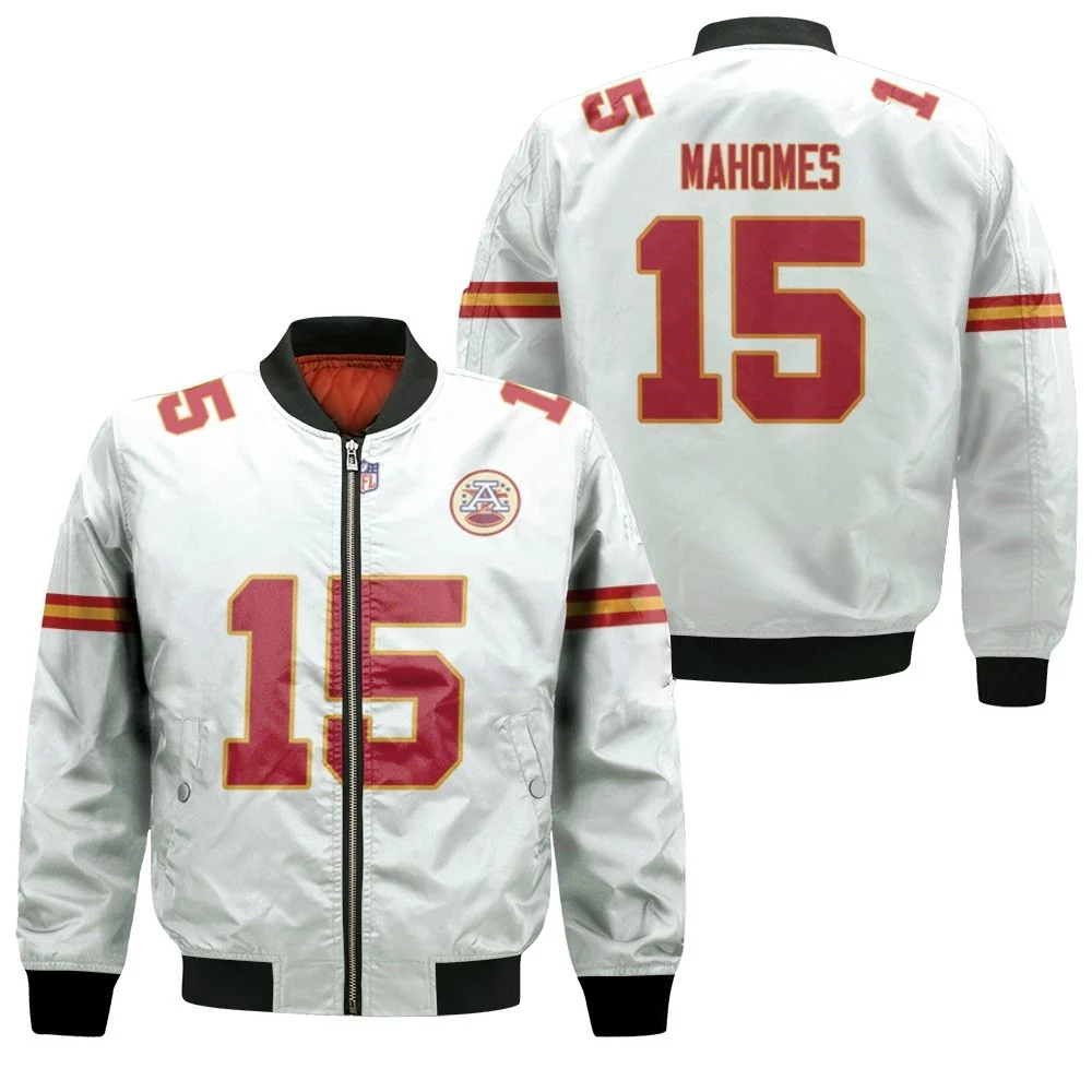 Mahomes 15 Kansas City Chiefs For Nfl Fan 3d Bomber Jacket Mahomes 15 Kansas City Chiefs For Nfl Fan 3d Bomber Jacket