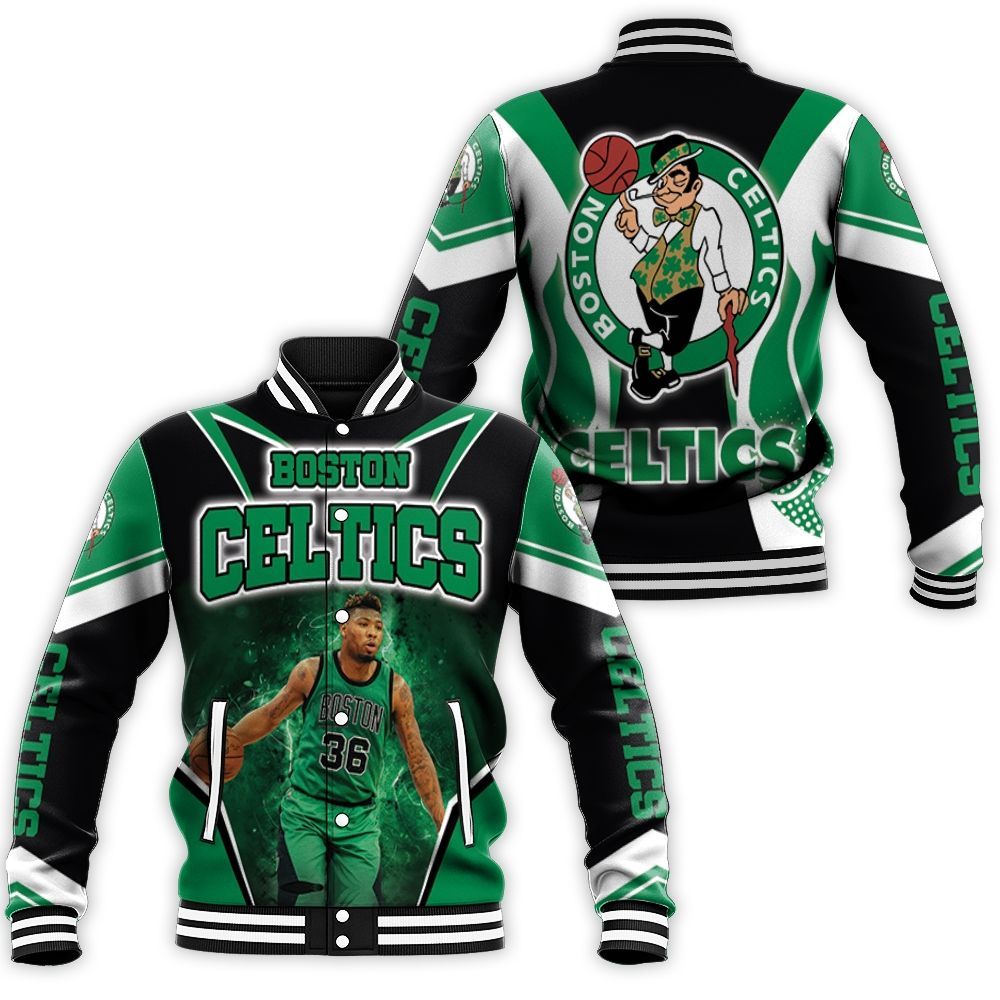 Marcus Smart 36 Boston Celtics Wallpapers Baseball Jacket Marcus Smart 36 Boston Celtics Wallpapers Baseball Jacket