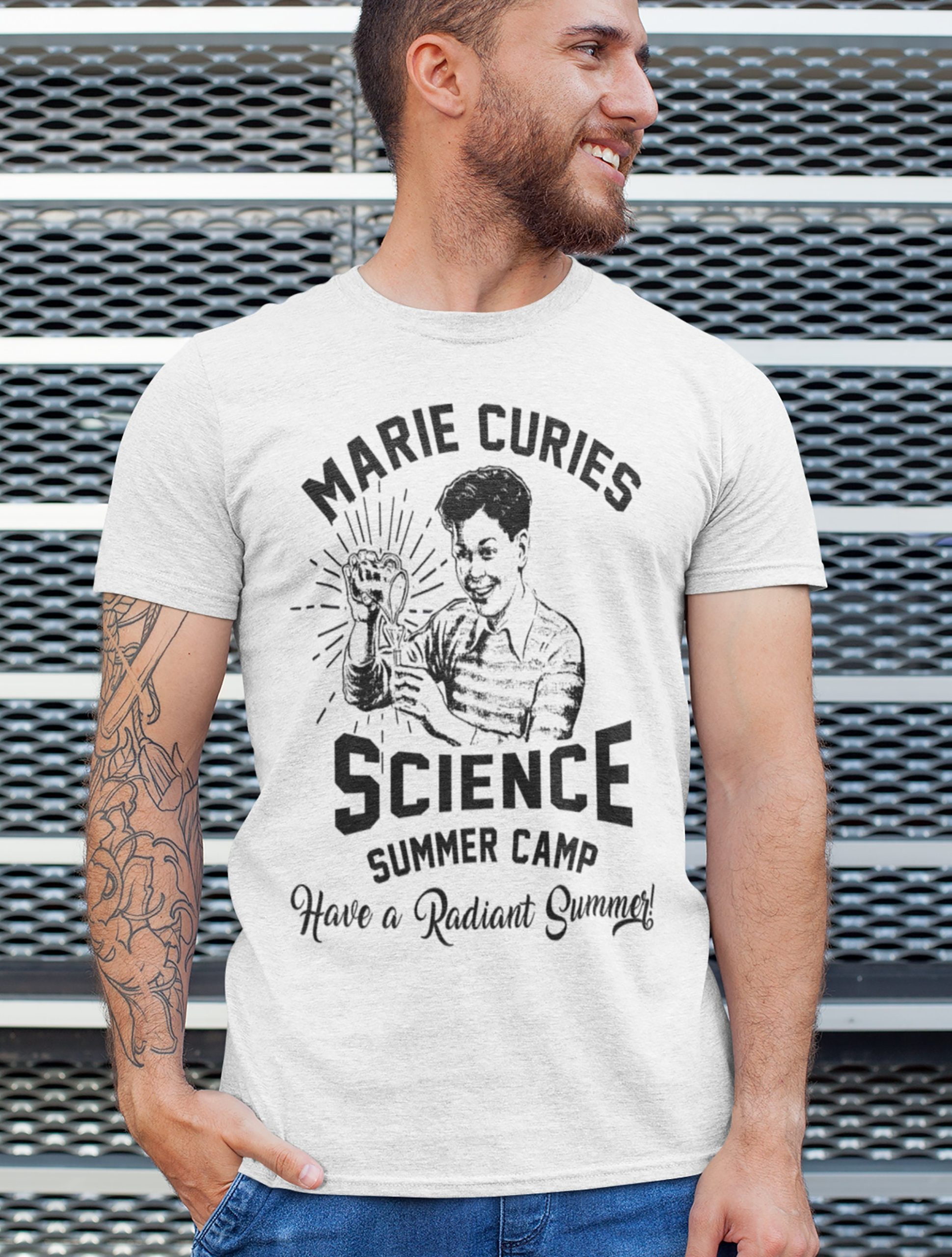 Marie Curies Science Summer Camp Funny Science T Unisex T-Shirt Marie Curies Science Summer Camp Funny Science T Unisex T-Shirt
