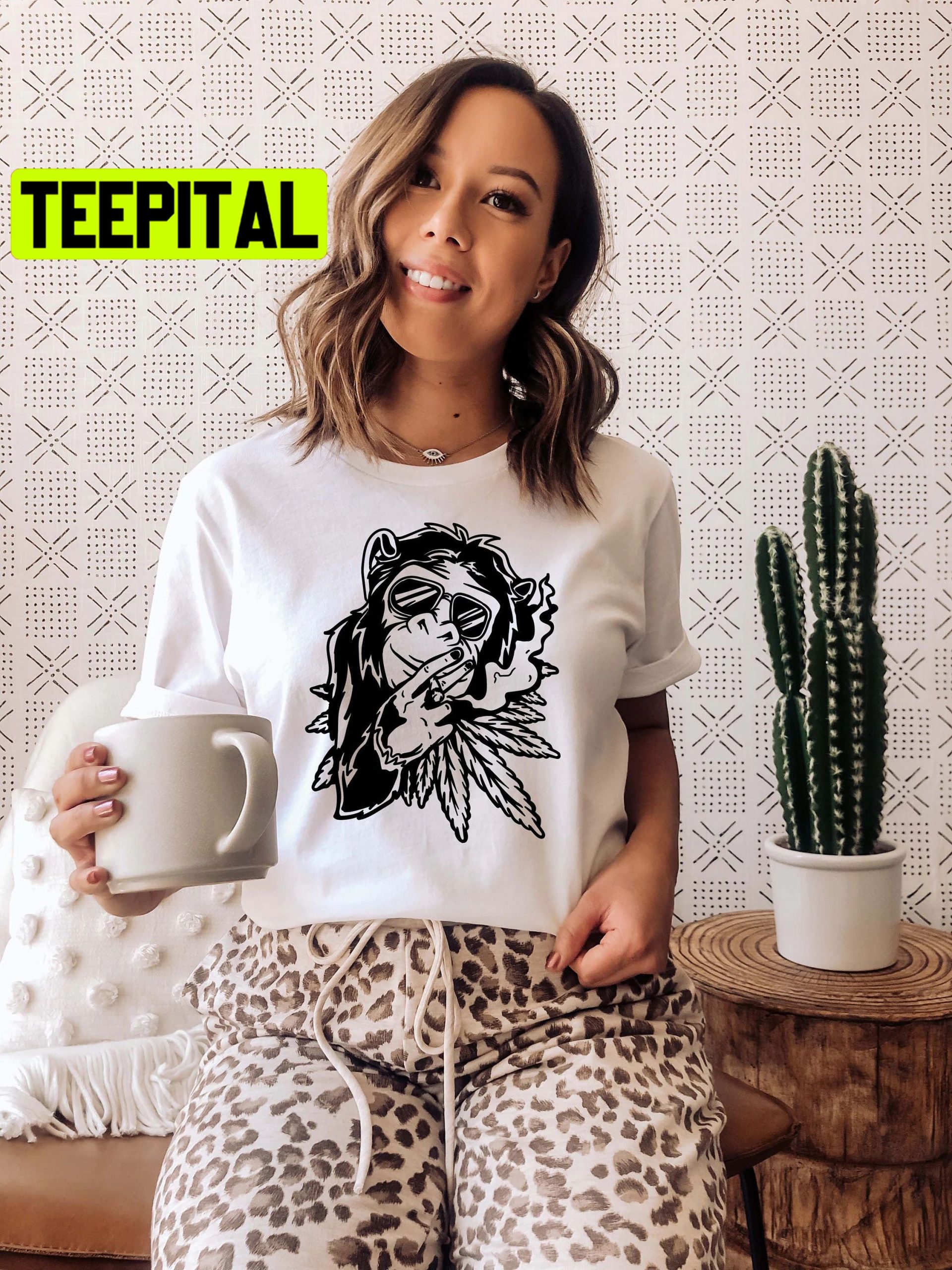 Marijuana Weed Cigarette Monkey Trending Unisex Shirt Marijuana Weed Cigarette Monkey Trending Unisex Shirt