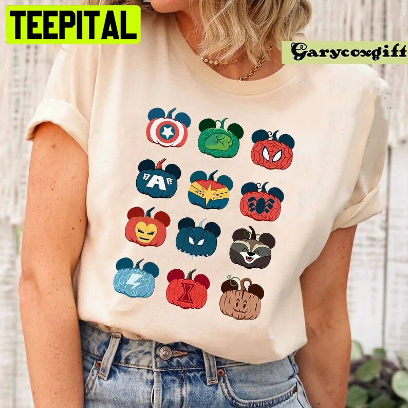 Marvel Halloween Pumkin Trending Unisex Shirt Marvel Halloween Pumkin Trending Unisex Shirt