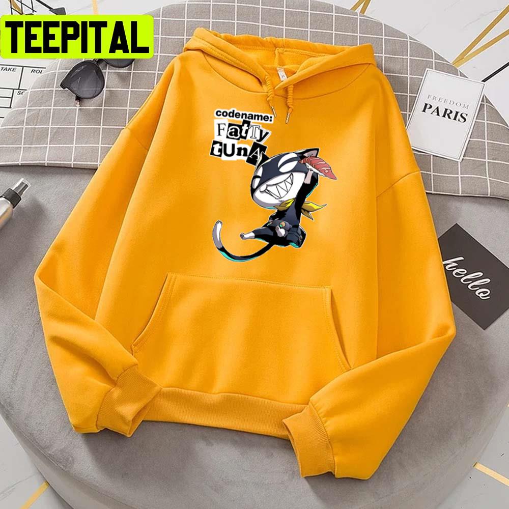Mens My Favorite Persona 5 Morgana Codename Fatty Tuna Halloween Unisex T-Shirt Mens My Favorite Persona 5 Morgana Codename Fatty Tuna Halloween Unisex T-Shirt