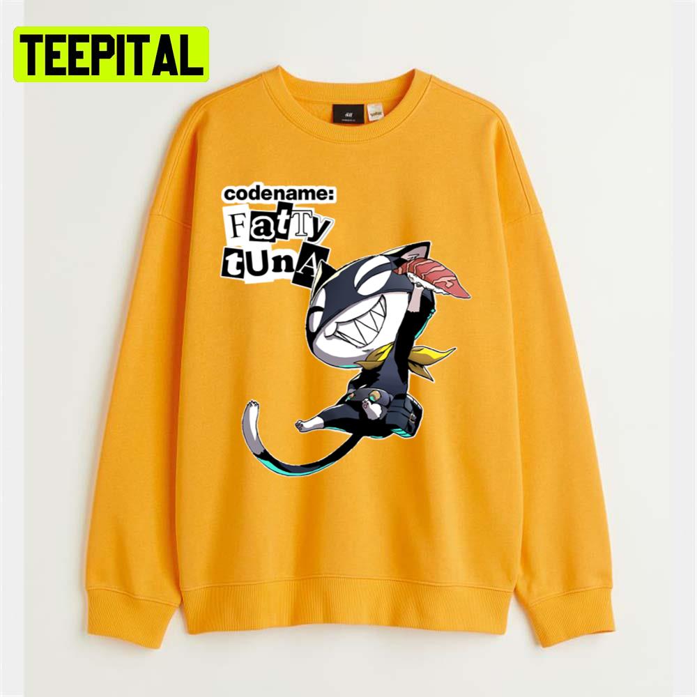 Mens My Favorite Persona 5 Morgana Codename Fatty Tuna Halloween Unisex T-Shirt Mens My Favorite Persona 5 Morgana Codename Fatty Tuna Halloween Unisex T-Shirt