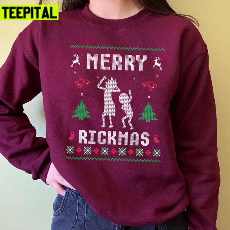Merry Rickmas Rick Ans Morty Christmas Rick And Morty Unisex Sweatshirt Merry Rickmas Rick Ans Morty Christmas Rick And Morty Unisex Sweatshirt