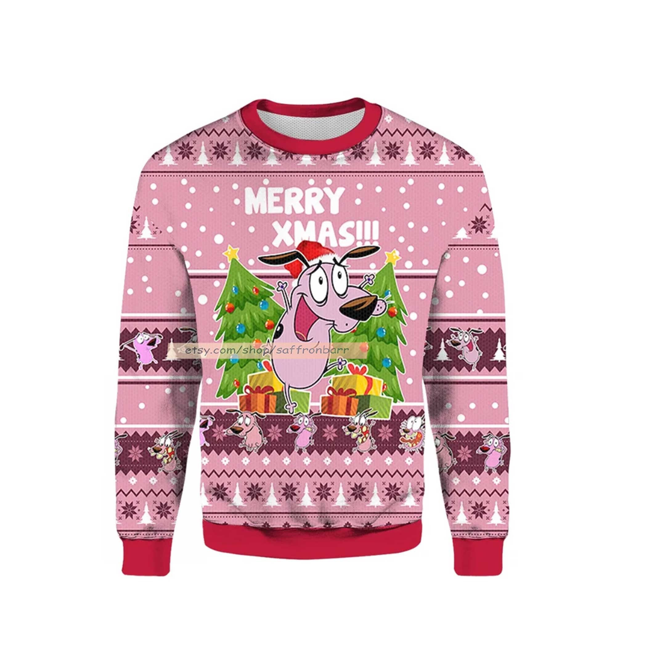 Merry Xmas Ugly Dog 3D Sweatshirt Merry Xmas Ugly Dog 3D Sweatshirt