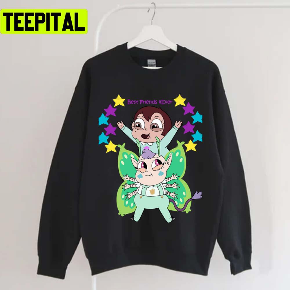 Meteora & Mariposa Star Vs The Forces Of Evil Unisex T-Shirt Meteora & Mariposa Star Vs The Forces Of Evil Unisex T-Shirt
