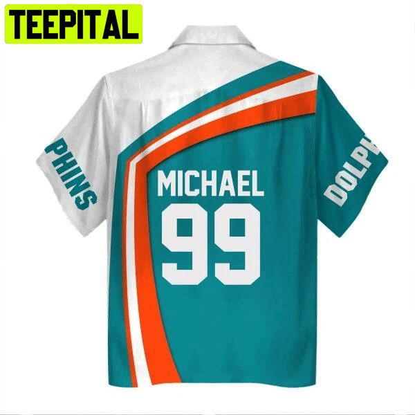 MIAMI DOLPHINS 99 MICHEAL FOOTBALL TEAM 3D APPAREL Hawaiian Shirt MIAMI DOLPHINS 99 MICHEAL FOOTBALL TEAM 3D APPAREL Hawaiian Shirt