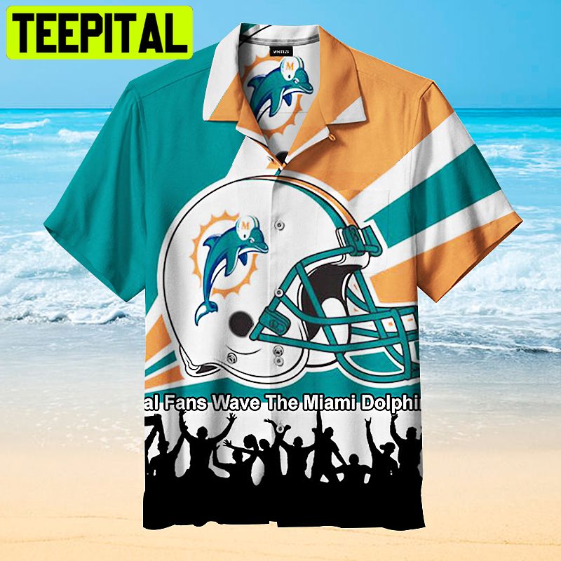 Miami Dolphins Baseball Hawaiian Shirt Miami Dolphins Baseball Hawaiian Shirt