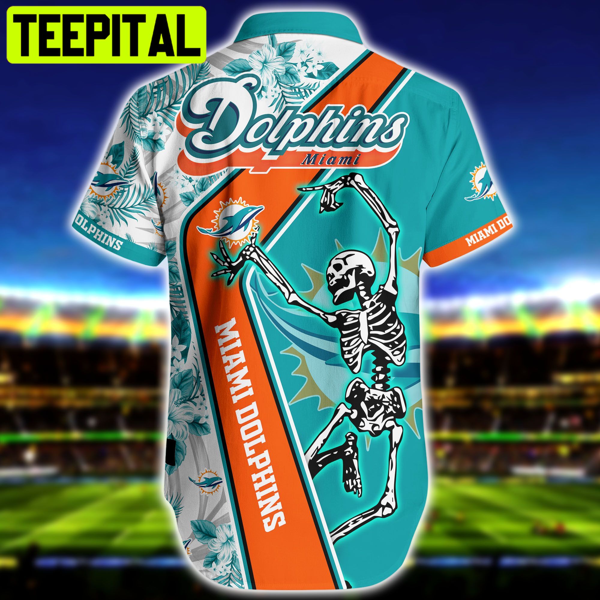 Miami Dolphins NFL Personalized Hawaiian Shirt Miami Dolphins NFL Personalized Hawaiian Shirt