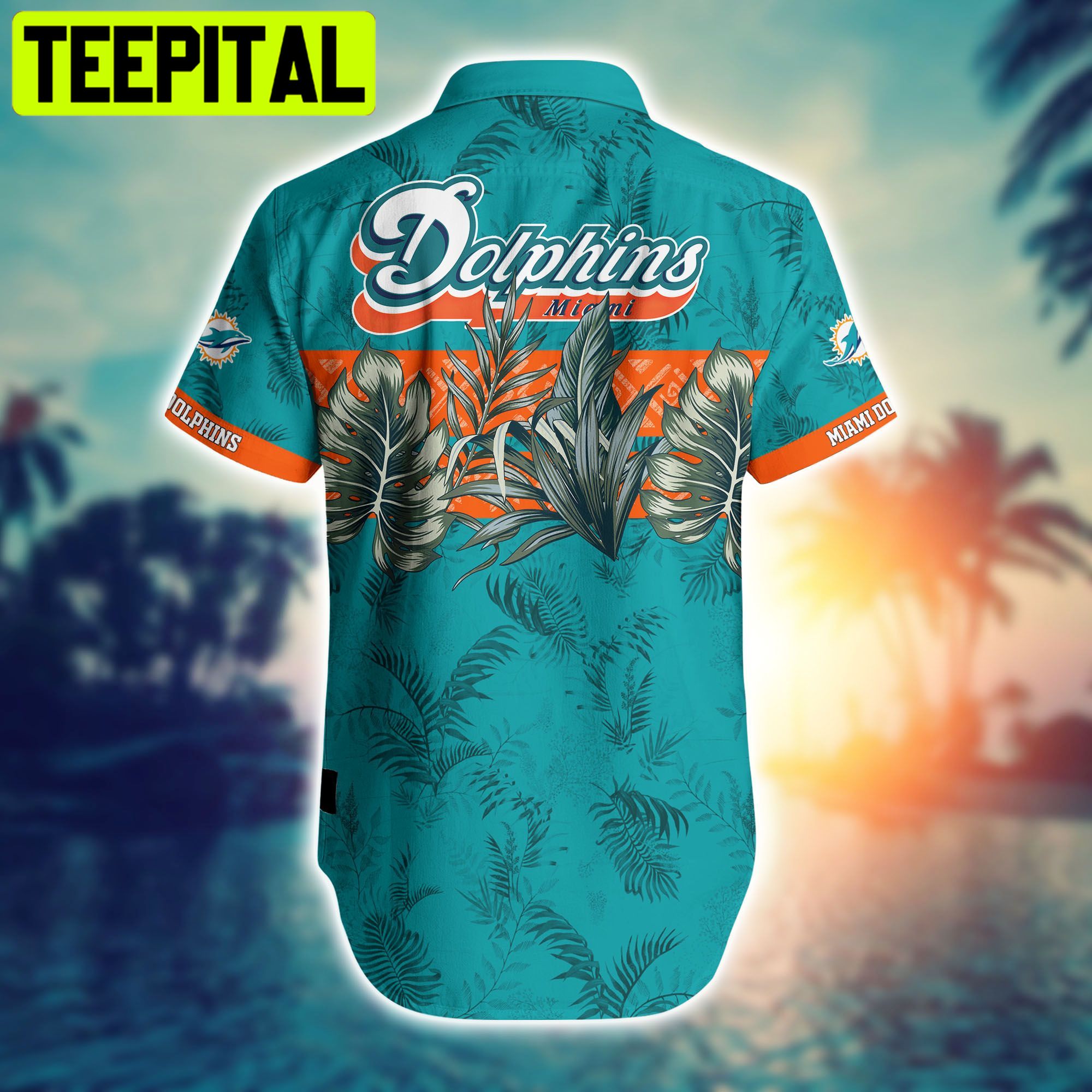 Miami Dolphins NFL Short T-shirt Trending Summe Hawaiian Shirt Miami Dolphins NFL Short T-shirt Trending Summe Hawaiian Shirt