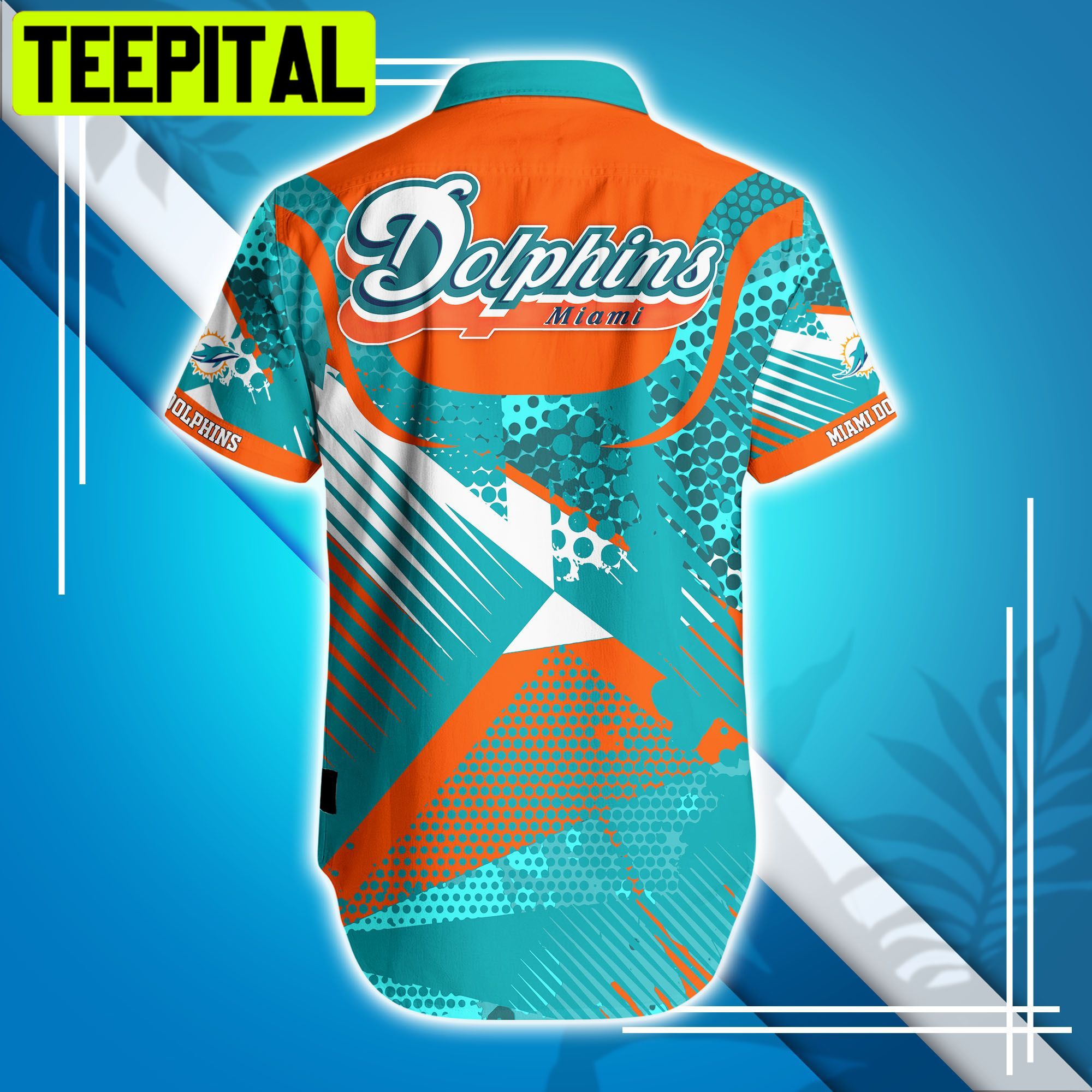 Miami Dolphins NFL Short T-shirt Trending Summer Hawaiian Shirt Miami Dolphins NFL Short T-shirt Trending Summer Hawaiian Shirt