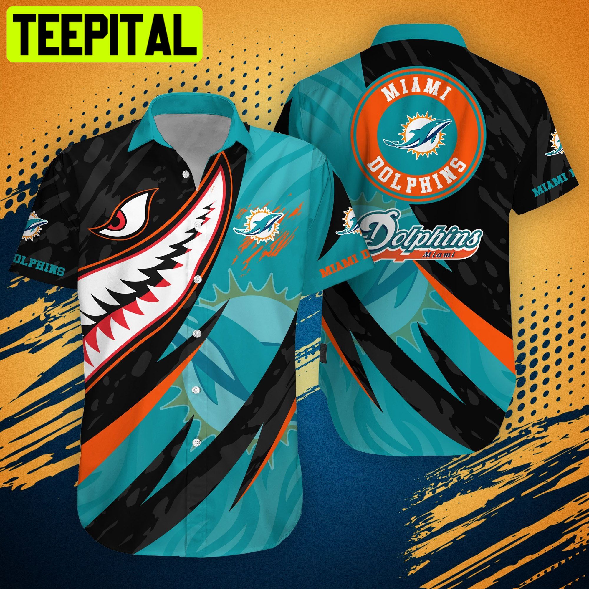 Miami Dolphins NFL T-shirt Shark Summer 3D Styles Hawaiian Shirt Miami Dolphins NFL T-shirt Shark Summer 3D Styles Hawaiian Shirt