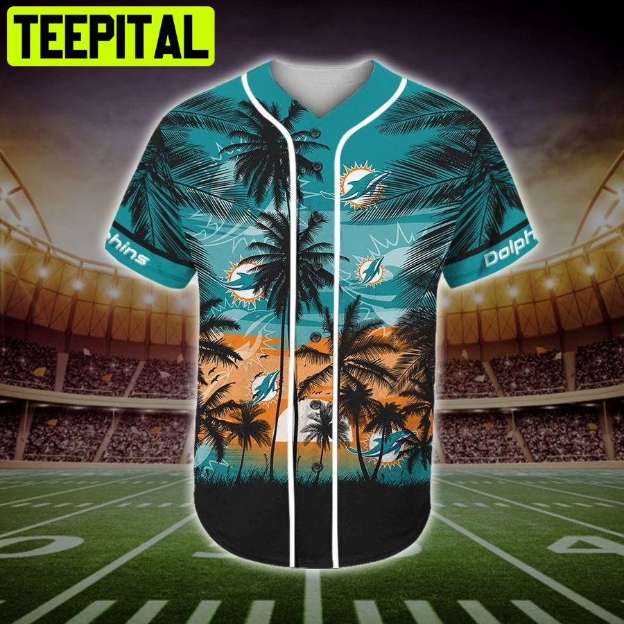 Miami Dolphins Tropical NFL Cool Hawaiian Shirt Miami Dolphins Tropical NFL Cool Hawaiian Shirt
