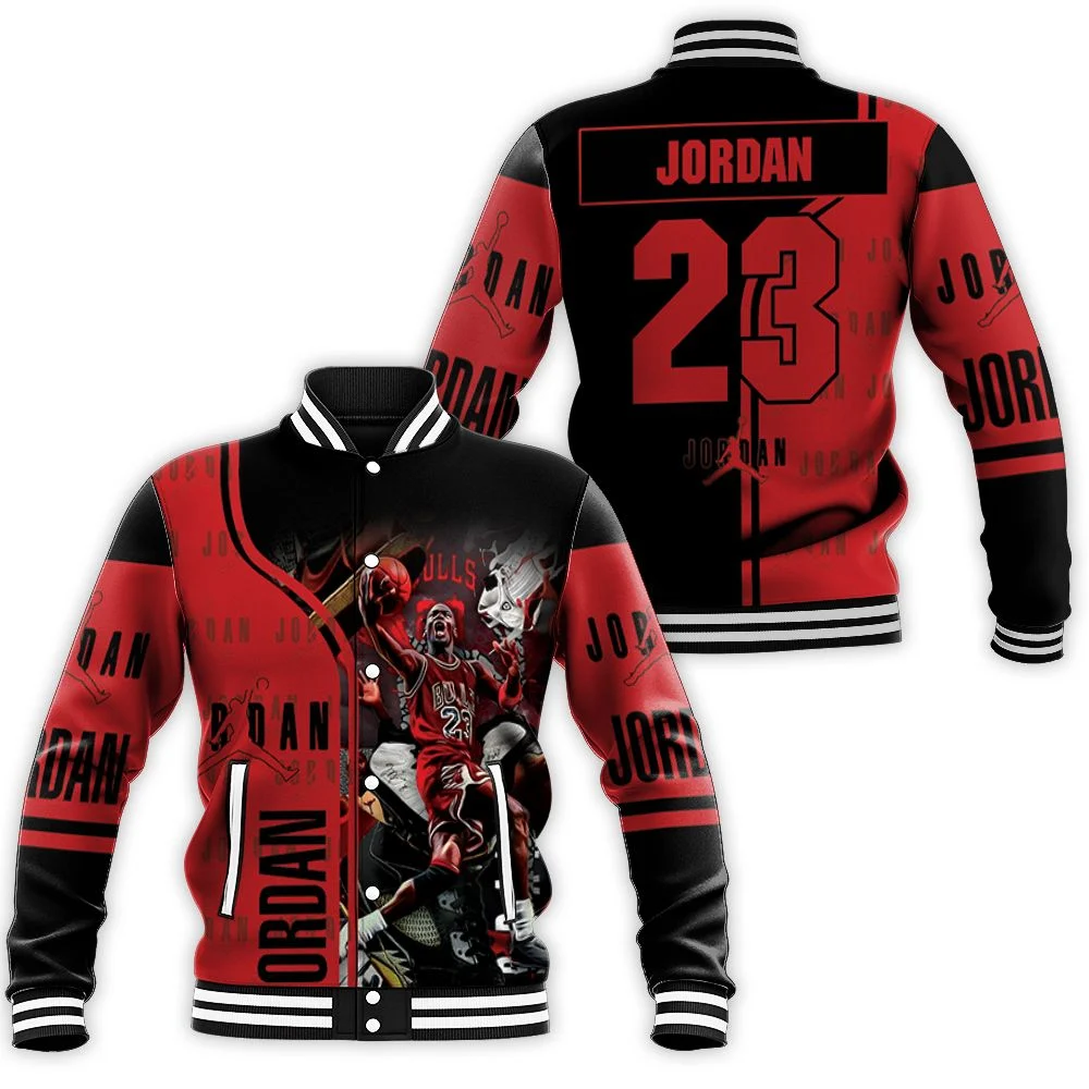 Michael Jordan 23 Chicago Bulls Legend Baseball Jacket Michael Jordan 23 Chicago Bulls Legend Baseball Jacket