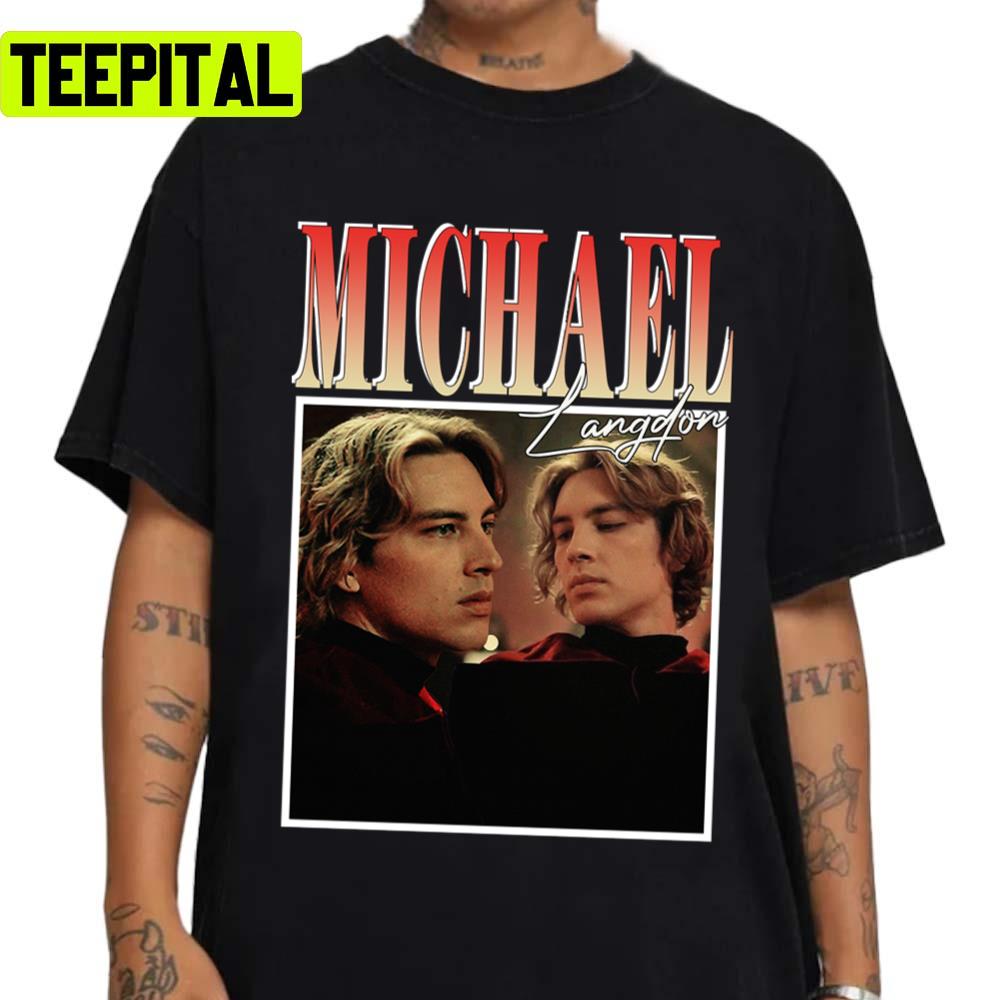 Michael Langdon Retro Portrait Unisex Sweatshirt Michael Langdon Retro Portrait Unisex Sweatshirt