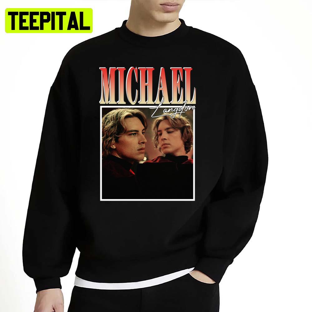 Michael Langdon Retro Portrait Unisex Sweatshirt Michael Langdon Retro Portrait Unisex Sweatshirt
