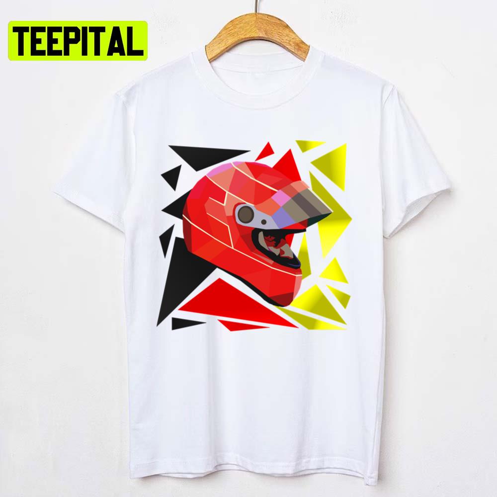 Michael Schumacher Helmet Formula 1 Car Racing F1 Unisex T-Shirt Michael Schumacher Helmet Formula 1 Car Racing F1 Unisex T-Shirt